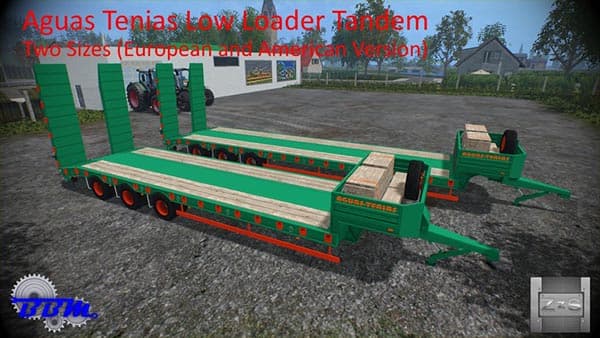 Aguas Tenias Low Loader Tridem [SP]