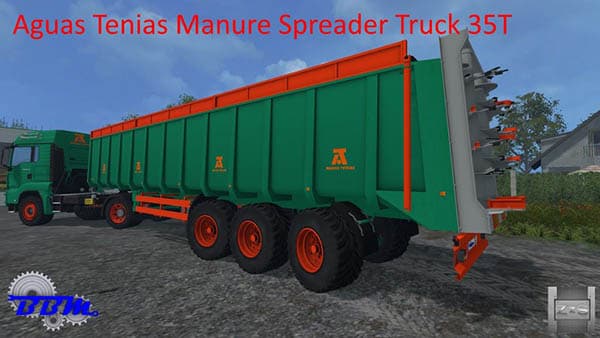 Aguas Tenias Manure Spreader Truck [MP]