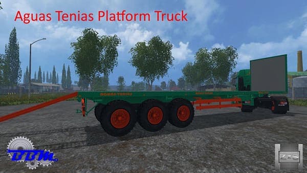Aguas Tenias Platform Truck [MP] 3