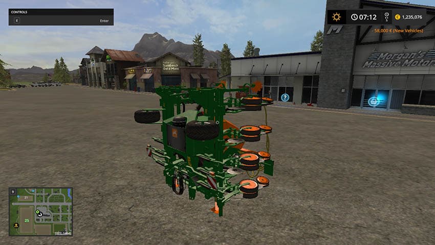 Amazone Multifrucht Direktsaat 6m + Dungefunktion 3
