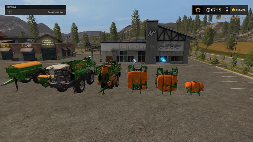Amazone Sprayer Pack 3