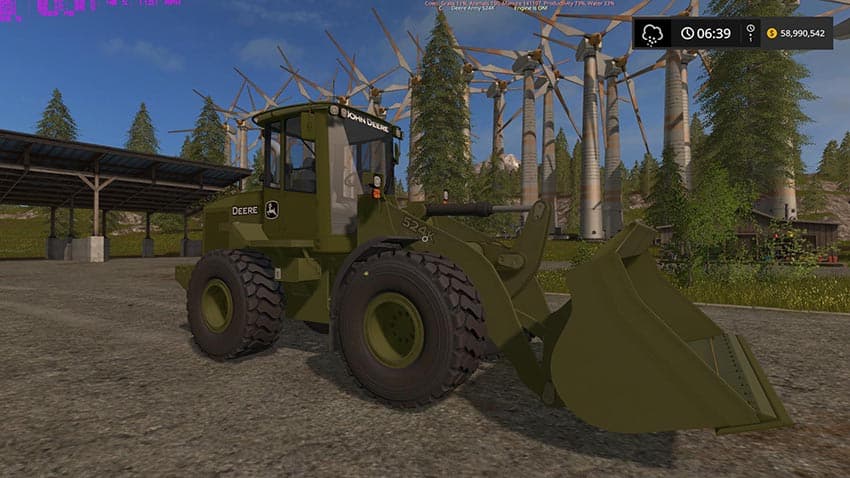 Army John Deere 524K 2