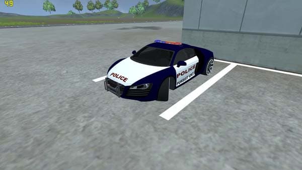 Audi R8 Police car