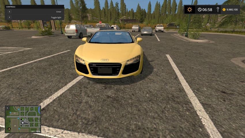 Audi R8 spyder yellow [SP] 3