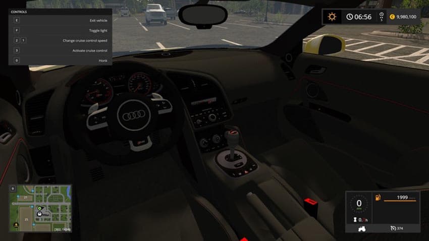 Audi R8 spyder yellow [SP] 2