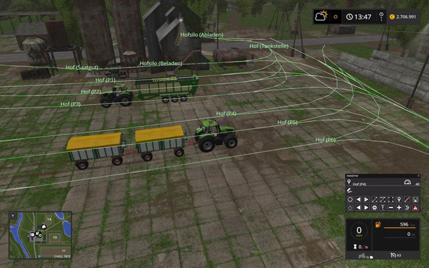 Auto Drive route network Sosnovka [SP] 2