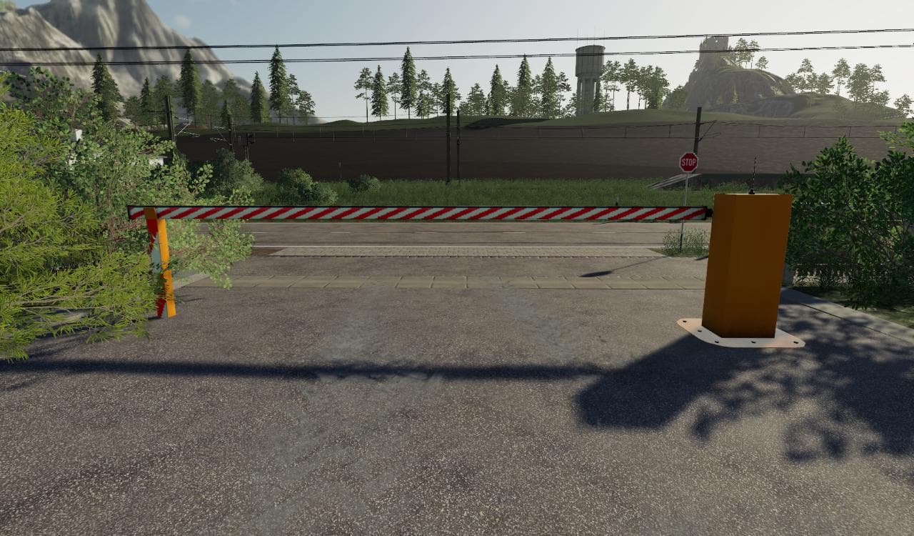 Automatic barrier placeable