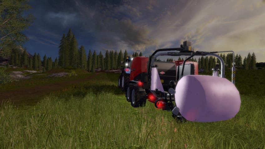 Automatic unload for bale wrapper [MP] 2