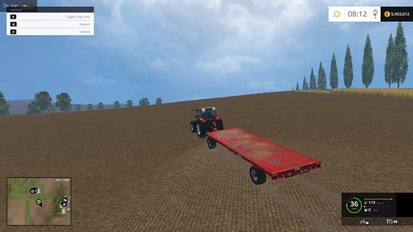 Bale Trailer round and square 2