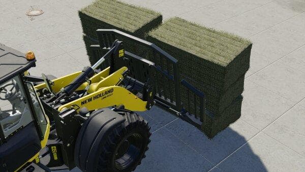 Bale fork for wheel loader 3