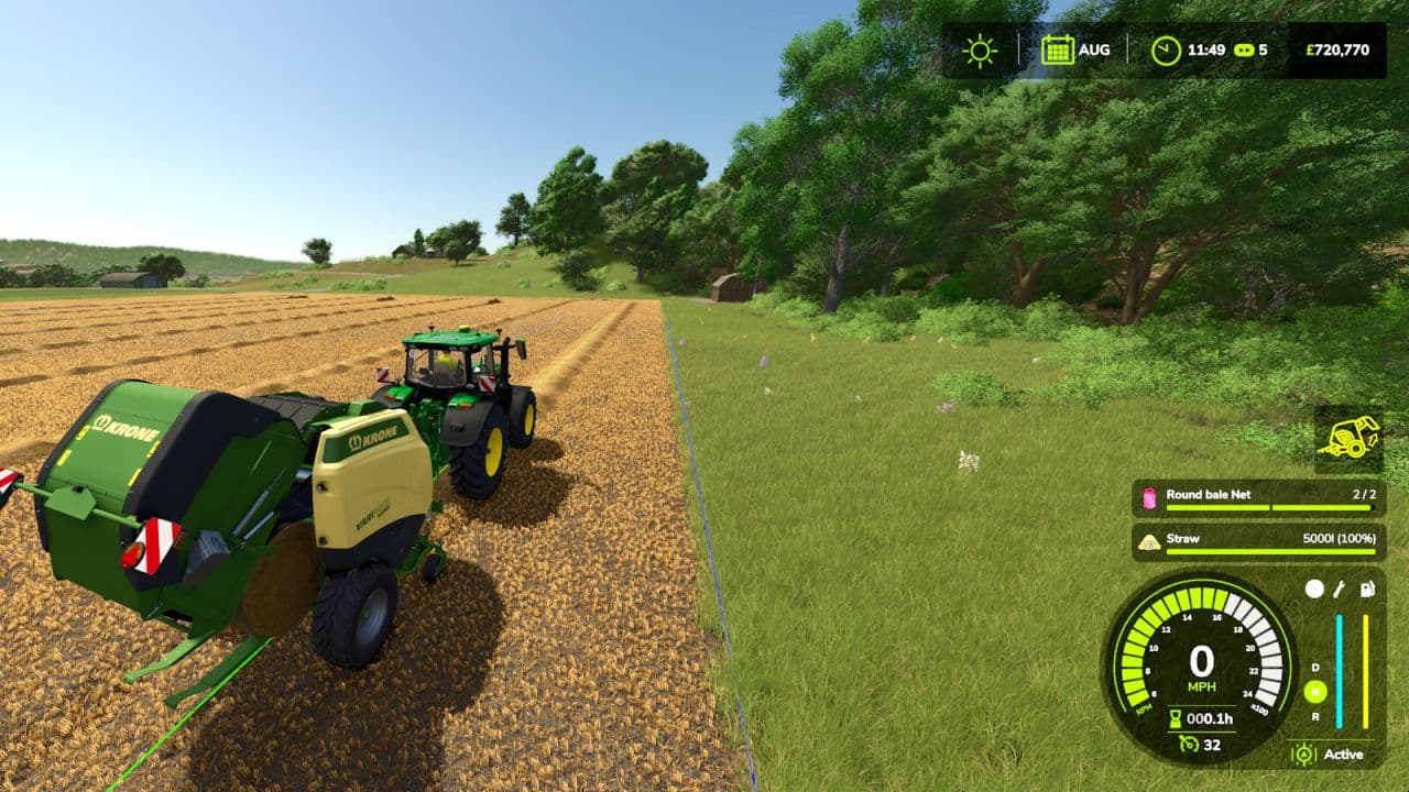 Baler Door State HUD 4