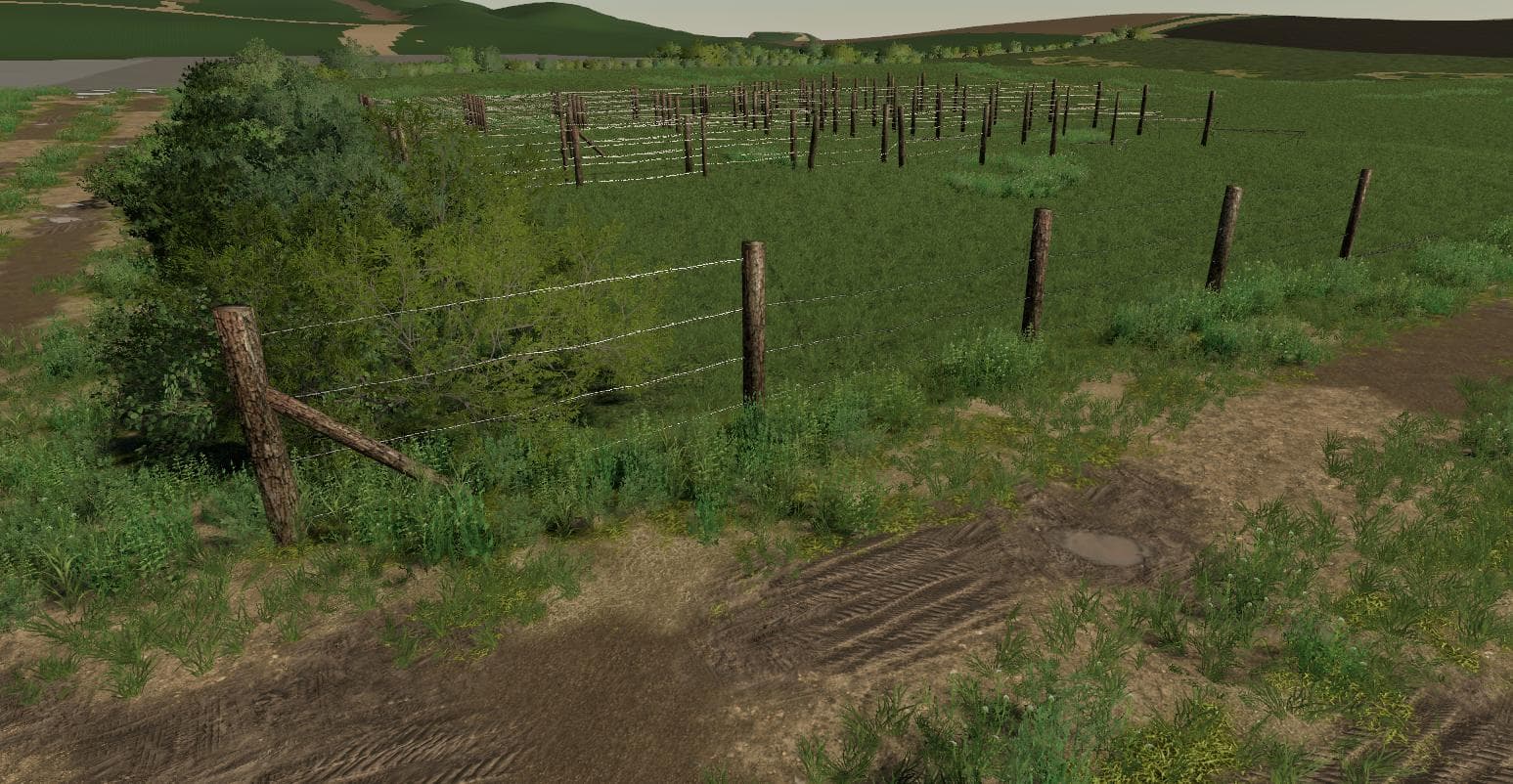 Barbed Wire Fence Kit 2