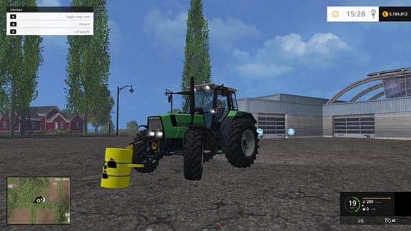 Barrel Weight nuclear-White [SP]