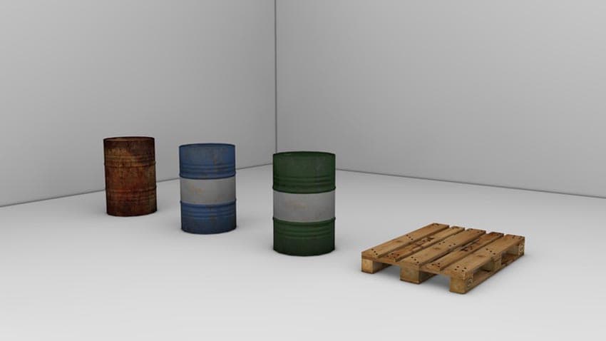 Barrels with Europalette V E2 [SP]