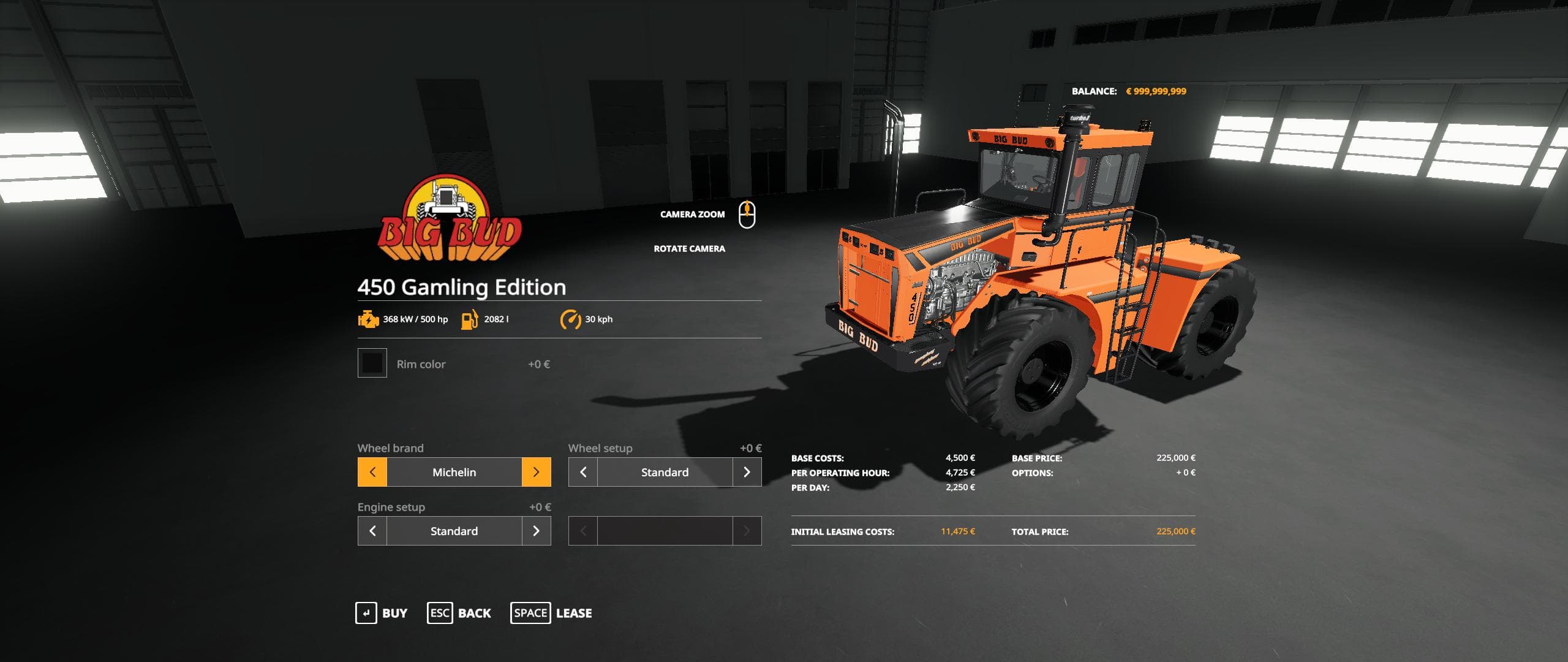 Big Bud 450 Gamling Edition