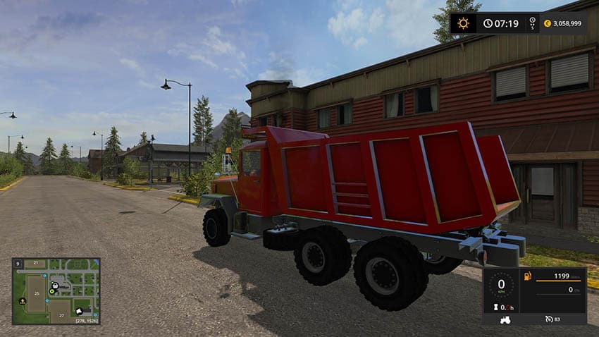 Big red dump truck 2