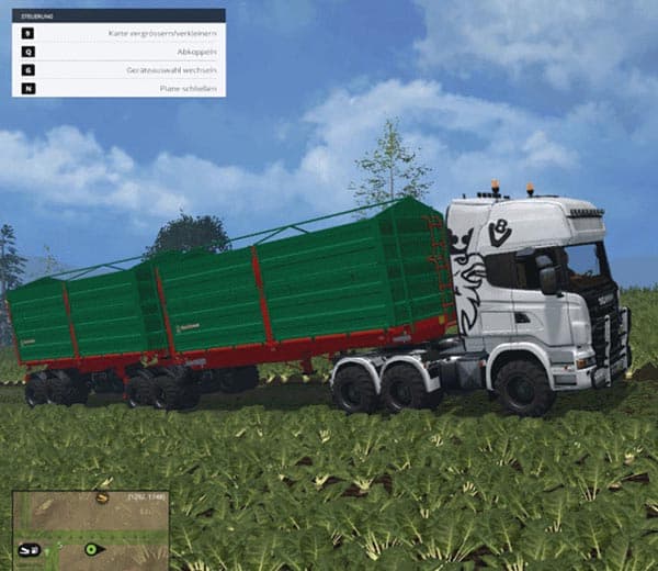 Bitrem agricultural trailer [MP]