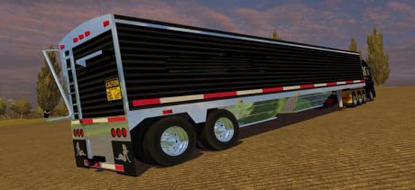 Black CV Grain Trailer
