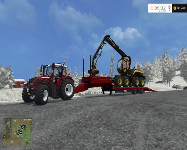 Black Muller low loader [MP] 2