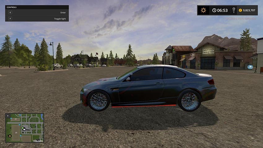 Bmw Red Neon 3