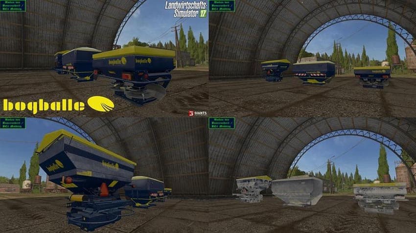 Bogballe 3-Punkt Streuer Pack