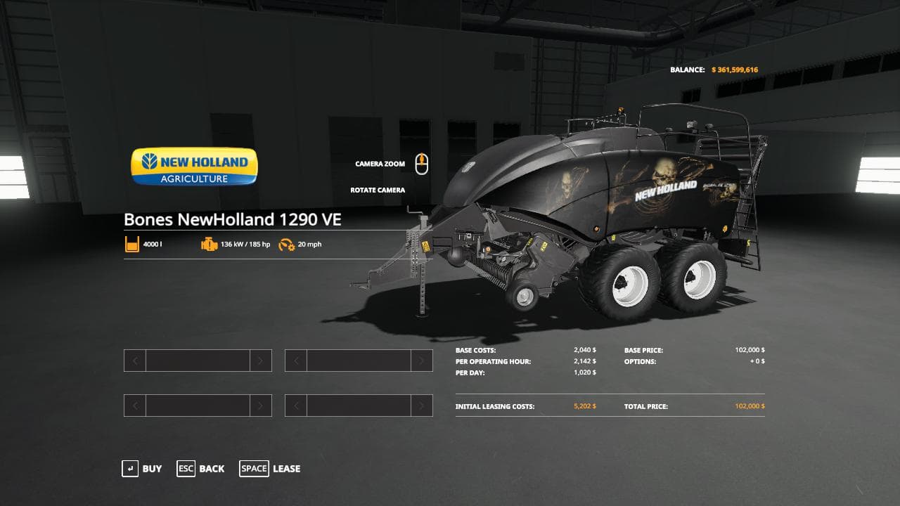 Bones New Holland 1290 VE 3