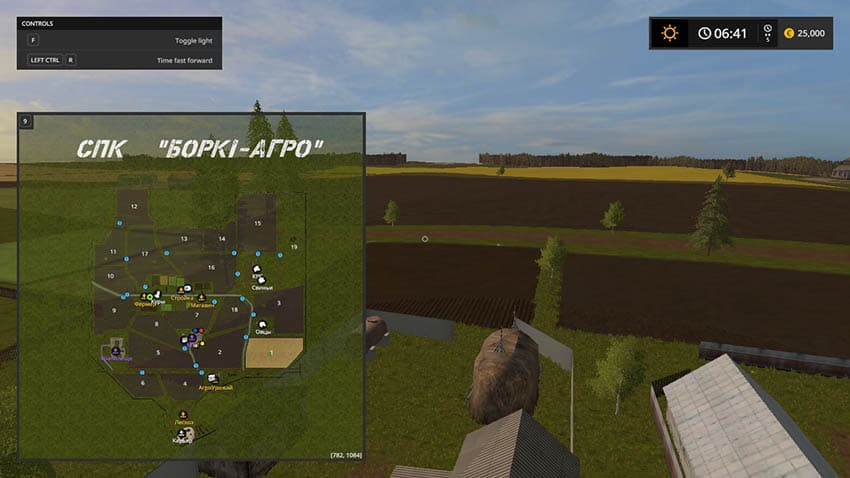 Borki Agro Map 3