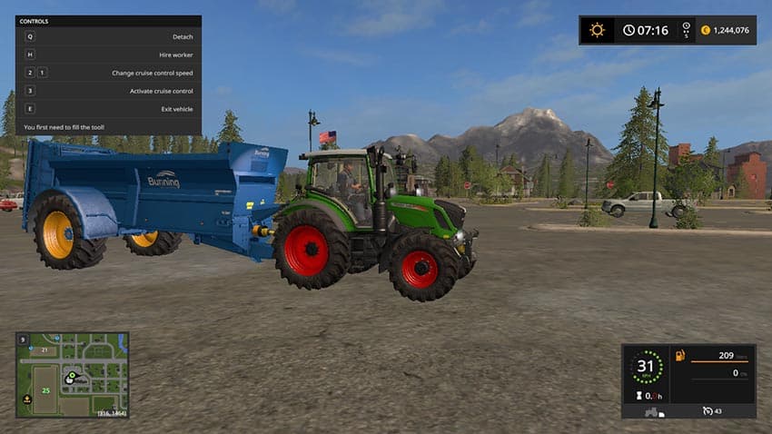 Bunning Manure Spreader
