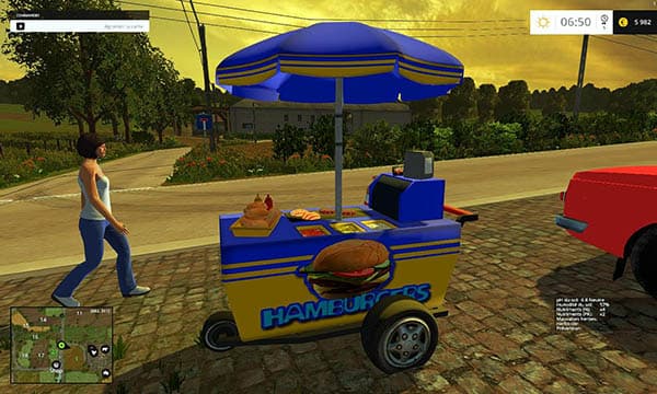 Burgers cart 3