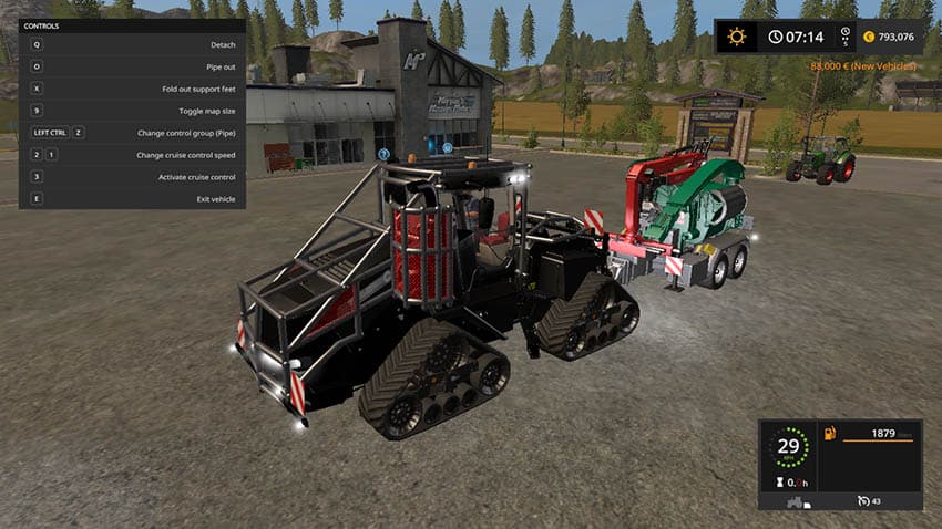 CASE IH QuadTrac Forestry Addon