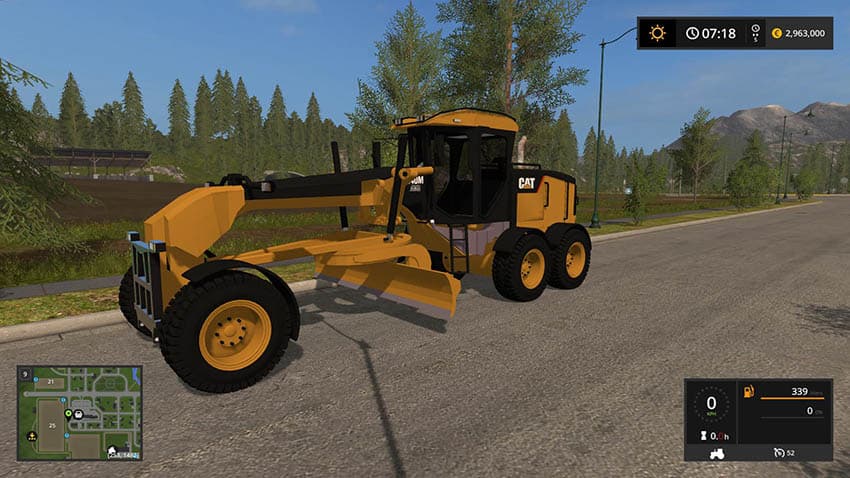 CAT 140m grader 3