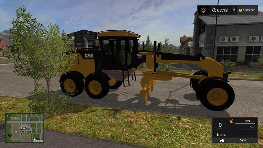 CAT 140m grader