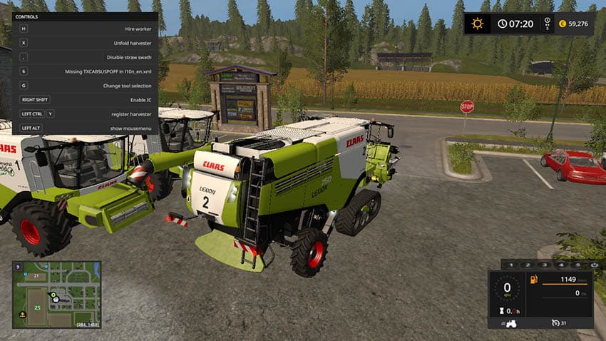 CLAAS LEXION 700 STAGE IV pack 2