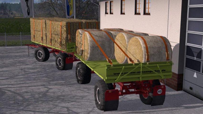 CONOW HW80 bale trailer