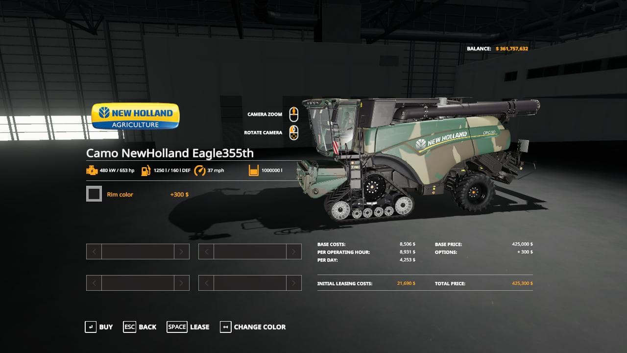 Camo New Holland Eagle355th Pack 2