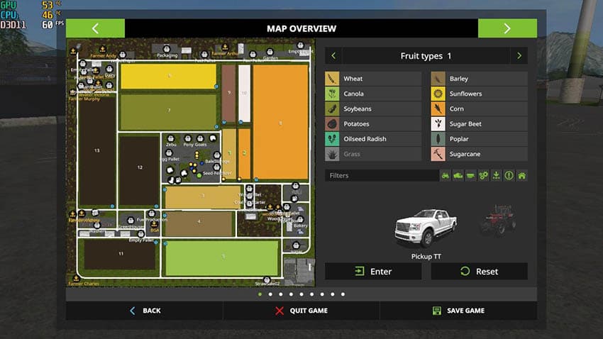 Canadian Production Map 2