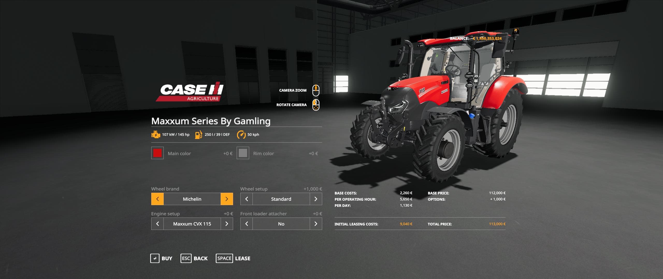 Case IH Maxxum By Gamling 2