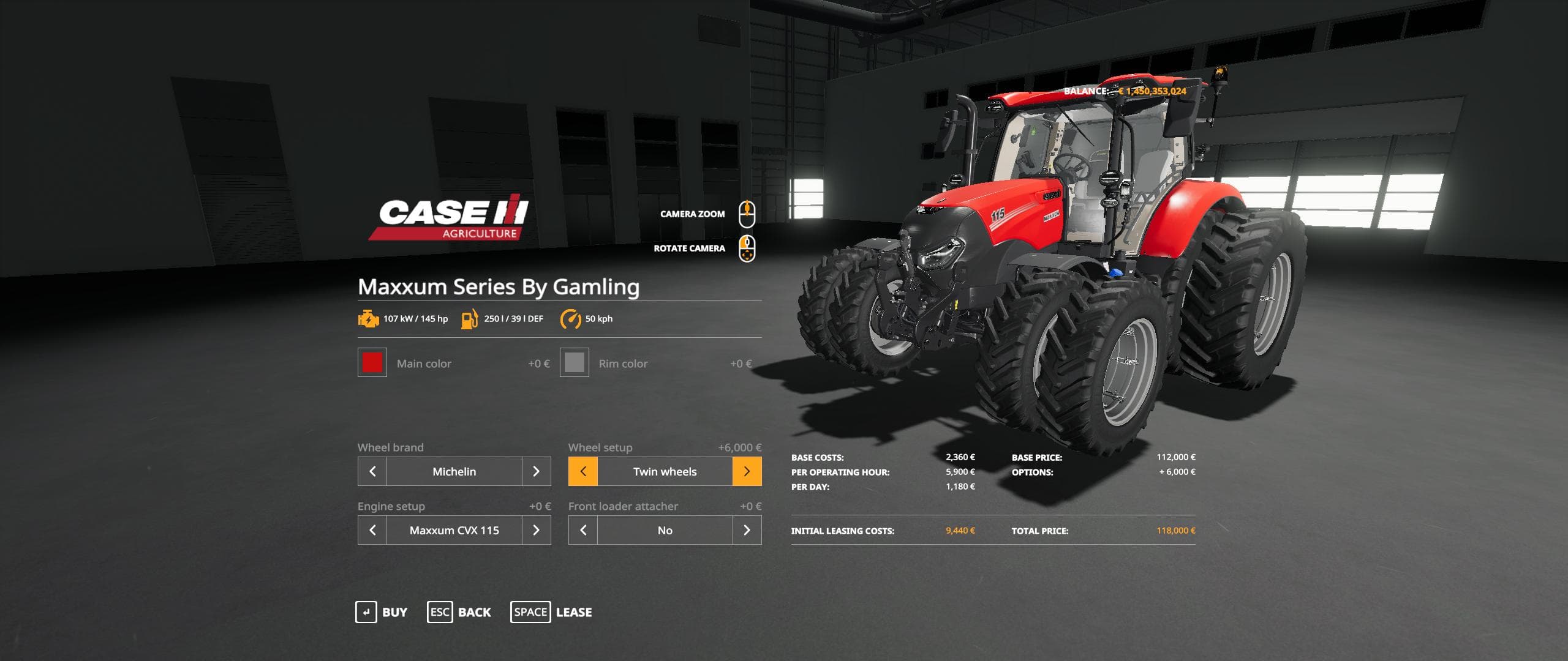 Case IH Maxxum By Gamling