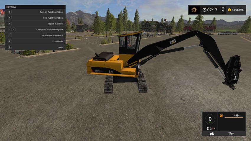 Cat 325D FM Shovel Logger