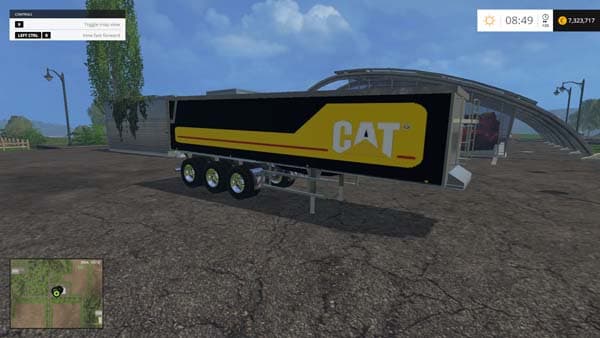 Cat Trailer chrome 3