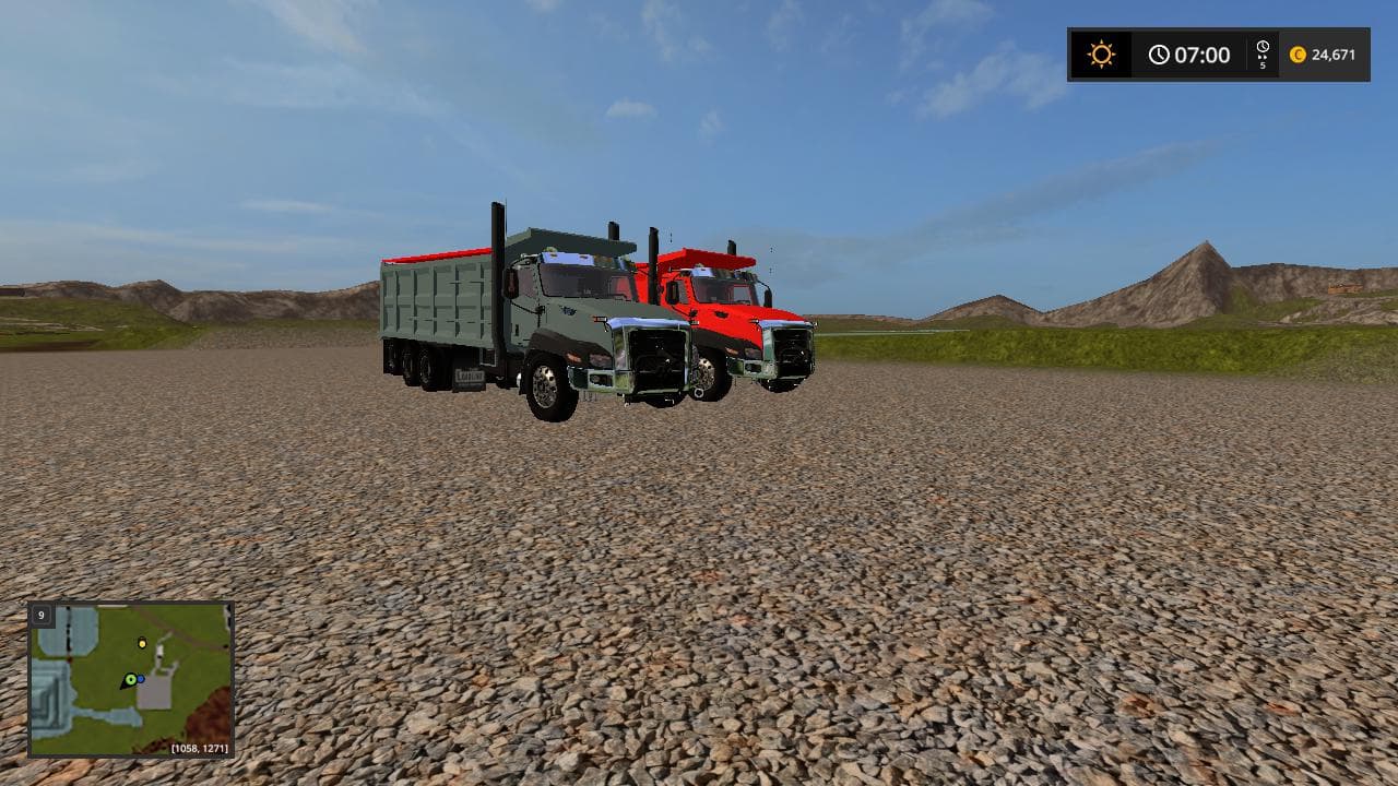 Cat ct660 dump truck 2
