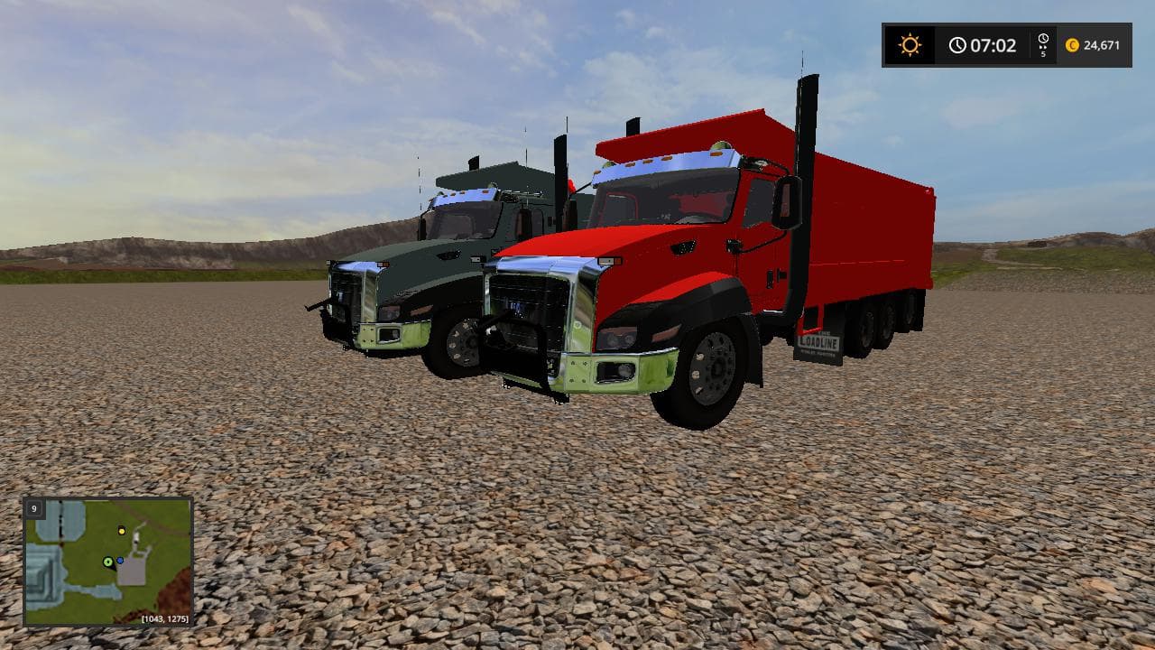 Cat ct660 dump truck