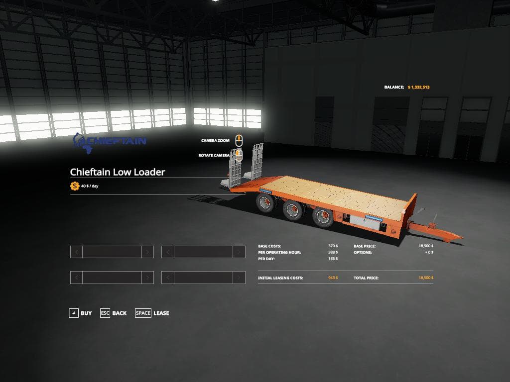 Chieftain low loader 2