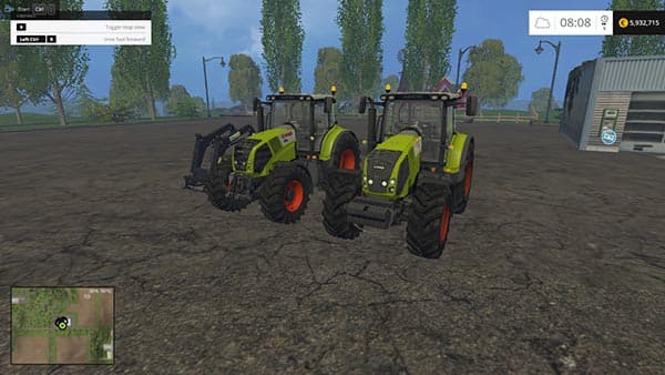 Claas Axion 830FL and 850 3