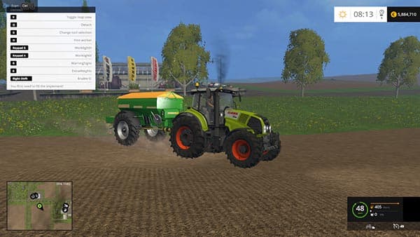 Claas Axion 830FL and 850