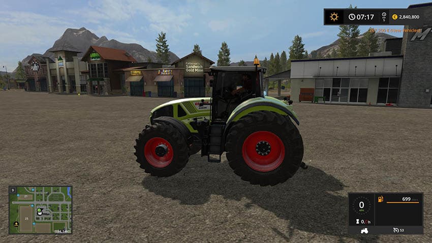 Claas Axion 900 usa 2