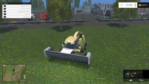 Claas Direct 520 with Trailer 2