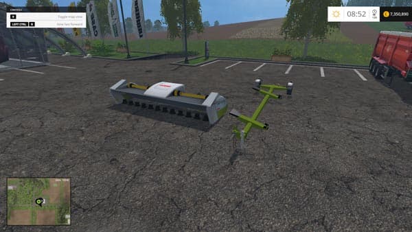 Claas Direct 520 with Trailer 3