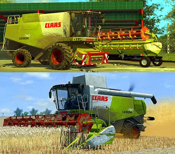 Claas Lexion 750 Dirt