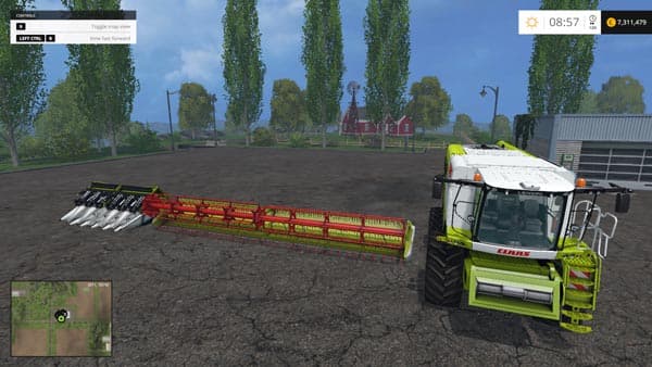 Claas Lexion 770 with chopper dust 3